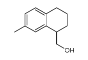 (7-methyl-1,2,3,4-tetrahydronaphthalen-1-yl)methanol结构式