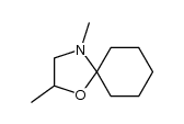 2,4-dimethyl-1-oxa-4-azaspiro[4.5]decane结构式