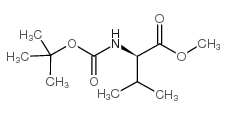 甲基N-{[(2-甲基-2-丙基)氧基]羰基}-D-缬氨酸酯结构式