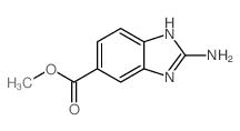 2-氨基-1H-苯并咪唑-5-羧酸甲酯(9ci)结构式