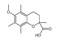 6-甲氧基-2,5,7,8-四甲基色满-2-羧酸结构式