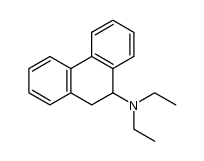 N,N-diethyl-9-amino-9,10-dihydrophenanthrene结构式
