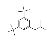 3,5-di-tert-butyl-1-isobutylbenzene结构式