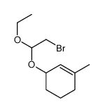 3-(2-bromo-1-ethoxyethoxy)-1-methylcyclohexene结构式
