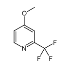 4-Methoxy-2-(trifluoromethyl)pyridine结构式