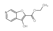 3-羟基呋喃并[2,3-c]吡啶-2-羧酸乙酯结构式