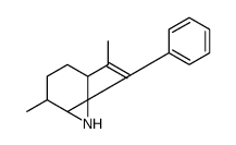 2-methyl-6-phenyl-5-prop-1-en-2-yl-7-azabicyclo[4.1.0]heptane结构式