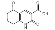 2,5-二氧代-1,2,5,6,7,8-六氢喹啉-3-羧酸结构式