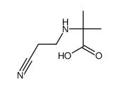 2-(2-氰基乙基氨基)-2-甲基丙酸结构式