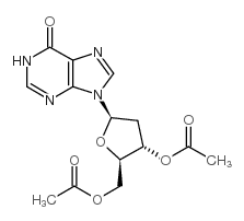 3'-5'-di-o-acetyl-2'-deoxyinosine结构式