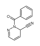 2-benzoyl-2,3-dihydro-3-pyridazinecarbonitrile结构式