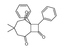 4,4-dimethyl-7,8-diphenylbicyclo[5.2.0]nonane-2,6,9-trione结构式