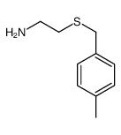2-[(4-甲基苄基)硫代]乙胺结构式