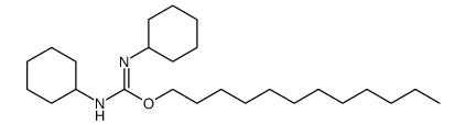 dodecyl N,N'-dicyclohexylcarbamimidate结构式
