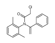 2-chloro-N-(2,6-dimethylphenyl)-N-(1-phenylethenyl)acetamide结构式