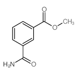 3-(氨基羰基)苯甲酸甲酯结构式