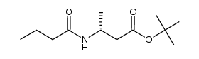 (R)-tert-butyl 3-butyramidobutanoate结构式
