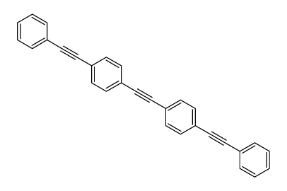 1-(2-phenylethynyl)-4-[2-[4-(2-phenylethynyl)phenyl]ethynyl]benzene结构式
