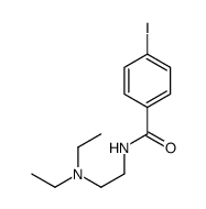 N-(2-(diethylamino)ethyl)-4-iodobenzamide结构式