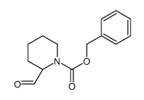 (2R)-Formyl-1-piperidinecarboxylic Acid Phenylmethyl Ester结构式