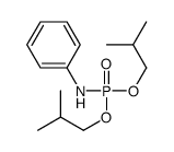 N-[bis(2-methylpropoxy)phosphoryl]aniline结构式
