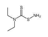 amino N,N-diethylcarbamodithioate结构式
