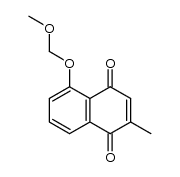 5-methoxymethoxy-2-methyl-1,4-naphthoquinone结构式