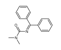 2-Dimethylamino-4,4-diphenyl-3-aza-1-oxa-1,3-butadiene结构式