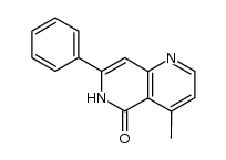 methyl-4 phenyl-7 6H naphtyridin-1,6 one-5结构式