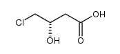 (S)-4-chloro-3-hydroxybutyric acid结构式