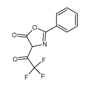 4-trifluoroacetyl-5-hydroxy-2-phenyloxazole结构式