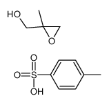 4-methylbenzenesulfonic acid,(2-methyloxiran-2-yl)methanol结构式