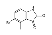4-methyl-5-bromoisatin结构式