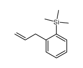 (2-allylphenyl)trimethylsilane结构式
