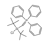 [(Di-tert-butylchlorsilyl)methylen]triphenylphosphoran结构式