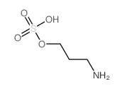 1-Propanol, 3-amino-,1-(hydrogen sulfate)结构式