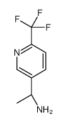 (1R)-1-[6-(trifluoromethyl)pyridin-3-yl]ethanamine结构式