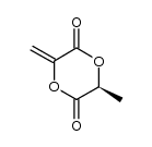 (6S)-3-methylene-6-methyl-1,4-dioxane-2,5-dione结构式