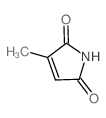 1H-Pyrrole-2,5-dione,3-methyl-结构式