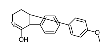 (3S,4R)-4-(4-methoxyphenyl)-3-phenylpiperidin-2-one结构式