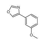 4-(3-methoxyphenyl)-1,3-oxazole结构式