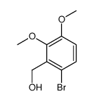 (6-bromo-2,3-dimethoxyphenyl)methanol结构式