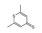 2,6-Dimethyl-4H-thiopyran-4-thione结构式