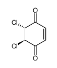 5,6-Dichloro-2-cyclohexene-1,4-dione结构式