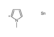 trimethyl-(1-methylpyrrol-2-yl)stannane结构式