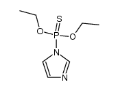 O,O-diethyl 1H-imidazol-1-ylphosphonothioate结构式
