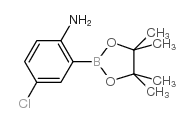 2-氨基-5-氯苯硼酸频那醇酯结构式