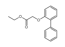 2-(2-Phenylphenoxy)acetic acid ethyl ester结构式