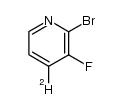 bromo-2 deuterio-4 fluoro-3 pyridine结构式