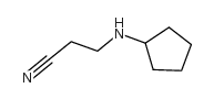3-环戊氨基丙腈结构式